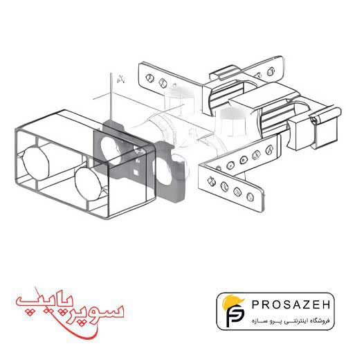 پایه دوبل سوپروالو سوپرپایپ