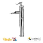 شیر روشویی پایه بلند طوفان فلز مدل ریو