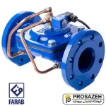 شیر کنترلی دیافراگمی چدنی برقی-دستی فاراب مدل DLG16