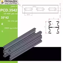 پروفیل فولادی گالوانیزه 3542 تیپ C لینکران