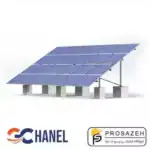 پک اکونومی سازه (استراکچر پنل خورشیدی) 12 پنل سی چنل 8KW