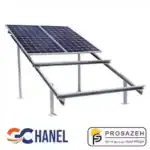 پک اکونومی سازه (استراکچر پنل خورشیدی) 4 پنل سی چنل 2.5KW
