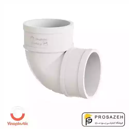 زانو 87.5 درجه سه لایه وینوسایلنت سایز 110 وینوپلاستیک