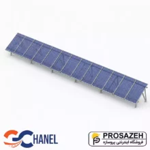 پک سازه (استراکچر ایستاده تک‌ردیفه عمودی طرح مدولار 13 پنل) 620W