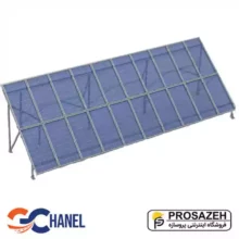 پک سازه (استراکچر ایستاده دو ردیفه عمودی طرح مدولار 20 پنل) 620W